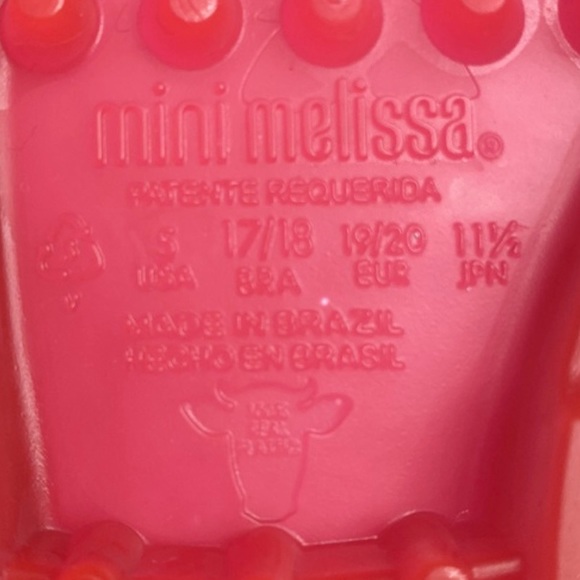 Mini Melissa Possession II Infant Star Rainbow Glitter Sandals - Picture 3 of 11